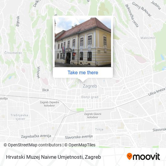 Hrvatski Muzej Naivne Umjetnosti map