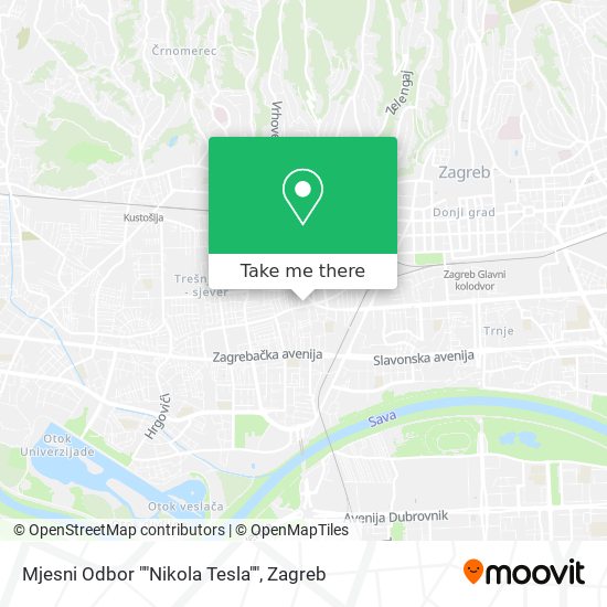 Mjesni Odbor ""Nikola Tesla"" map