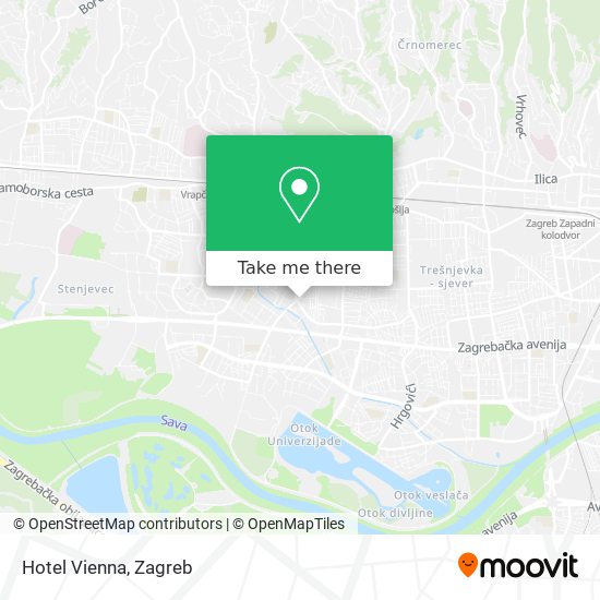 Hotel Vienna map