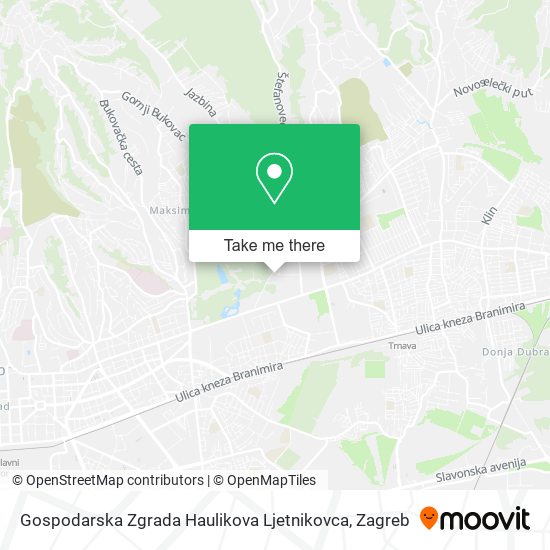 Gospodarska Zgrada Haulikova Ljetnikovca map