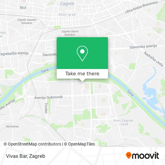 Vivas Bar map