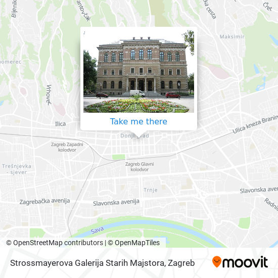 Strossmayerova Galerija Starih Majstora map