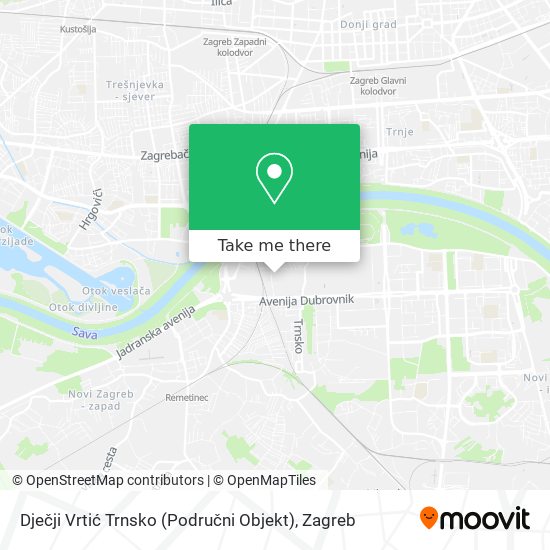 Dječji Vrtić Trnsko (Područni Objekt) map