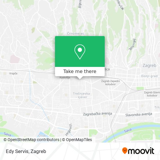 Edy Servis map