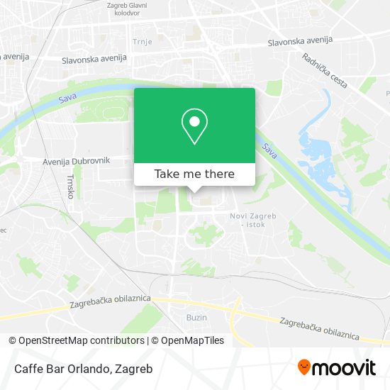 Caffe Bar Orlando map