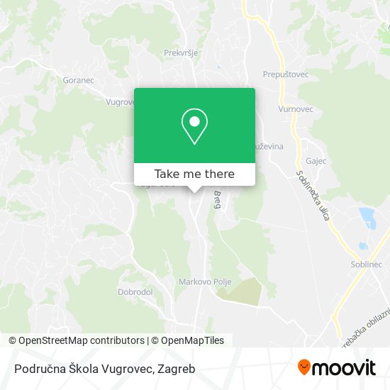 Područna Škola Vugrovec map