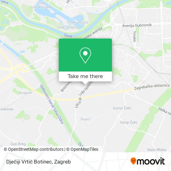 Dječiji Vrtić Botinec map