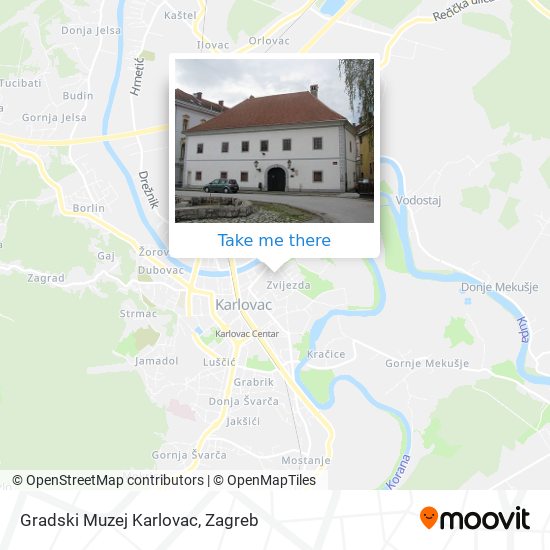 Gradski Muzej Karlovac map