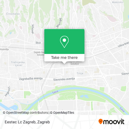 Eestec Lc Zagreb map