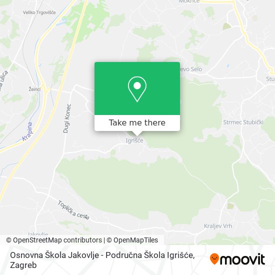 Osnovna Škola Jakovlje - Područna Škola Igrišće map
