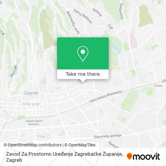 Zavod Za Prostorno Uređenje Zagrebačke Županije map