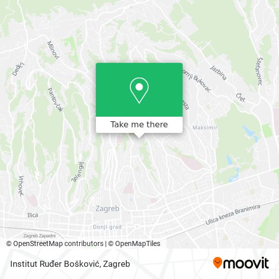 Institut Ruđer Bošković map