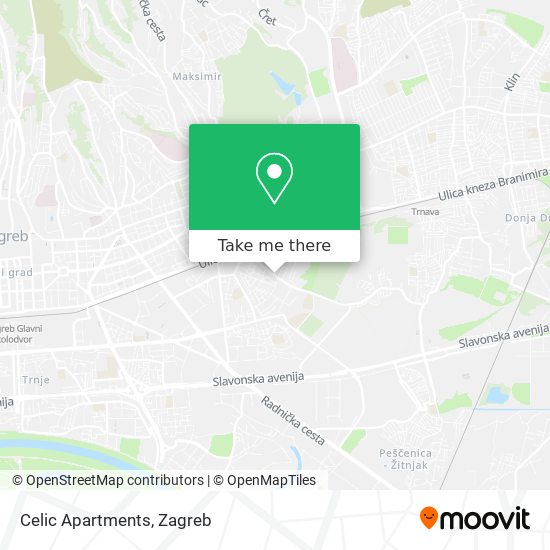 Celic Apartments map