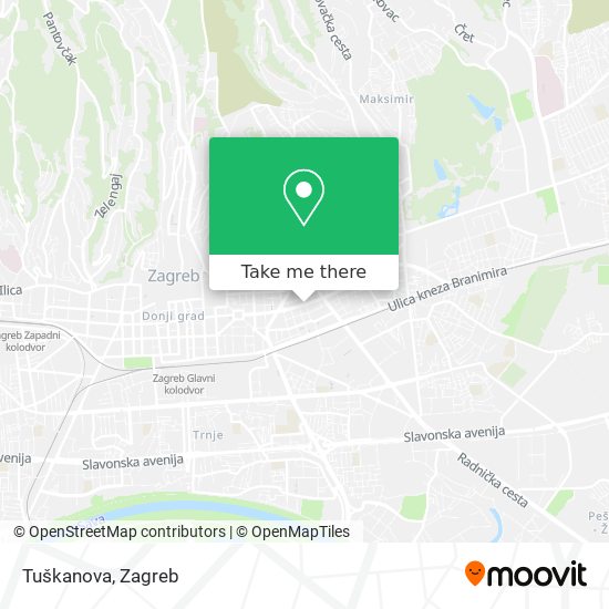 Tuškanova map