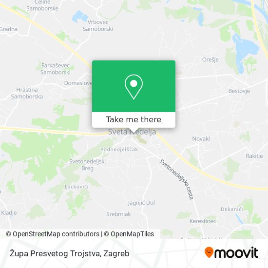 Župa Presvetog Trojstva map