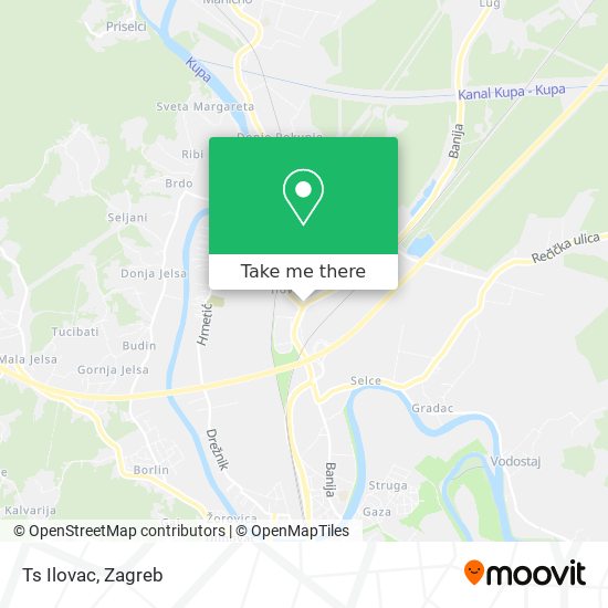 Ts Ilovac map