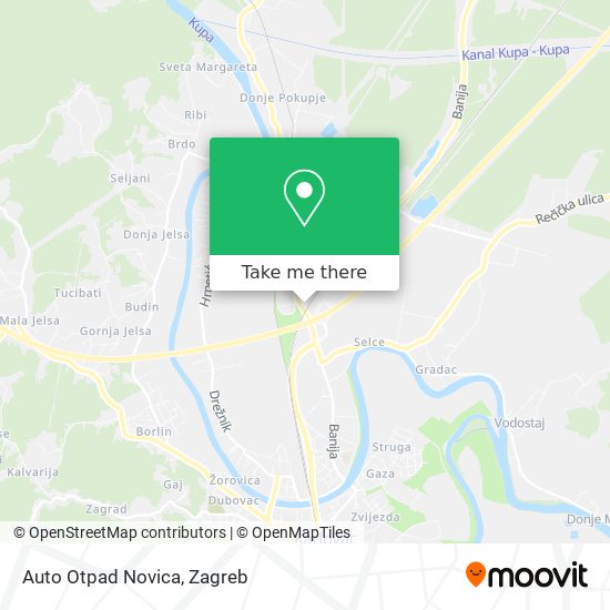Auto Otpad Novica map