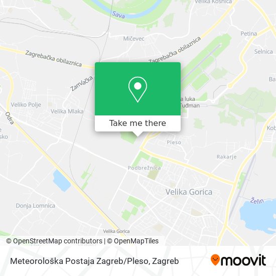 Meteorološka Postaja Zagreb / Pleso map