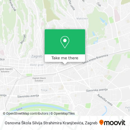 Osnovna Škola Silvija Strahimira Kranjčevića map