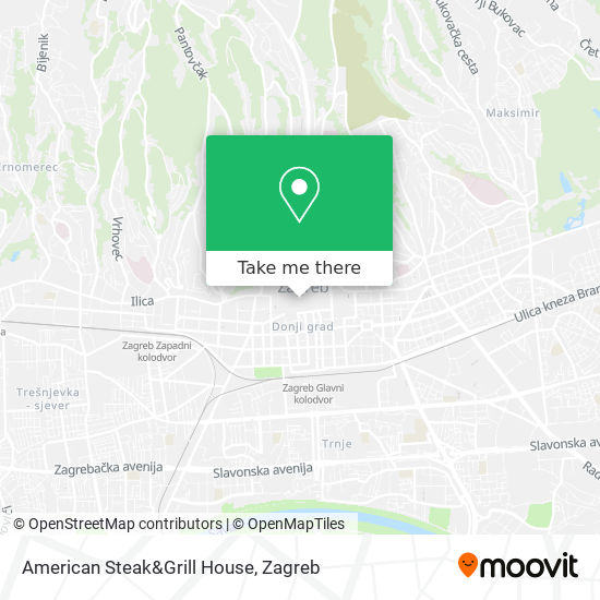 American Steak&Grill House map