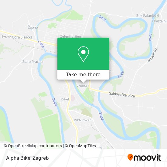 Alpha Bike map
