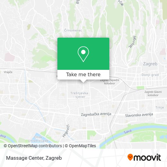 Massage Center map