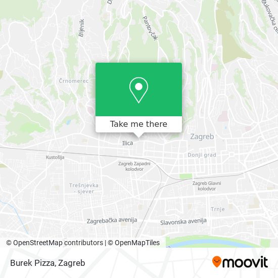 Burek Pizza map