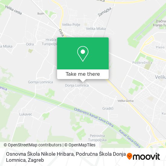 Osnovna Škola Nikole Hribara, Područna Škola Donja Lomnica map