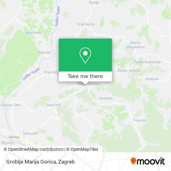 Groblje Marija Gorica map