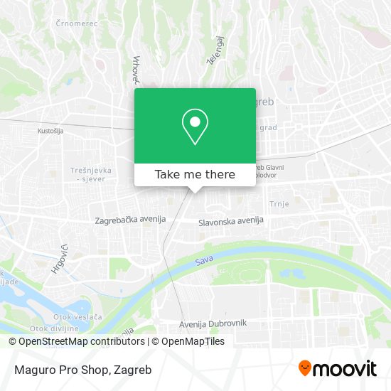 Maguro Pro Shop map