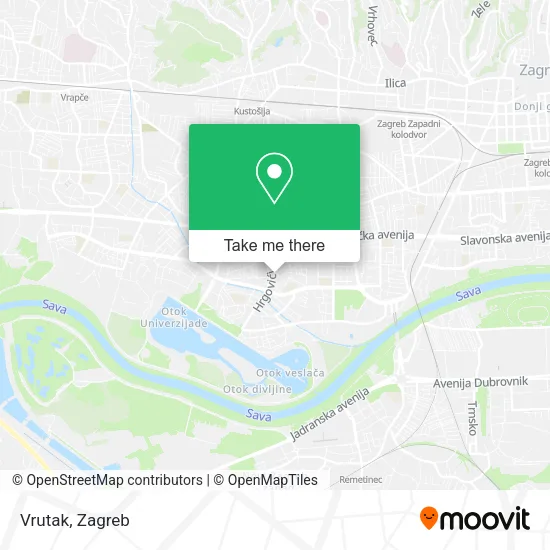 Vrutak map