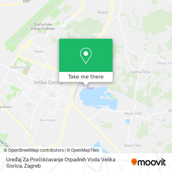 Uređaj Za Pročišćavanje Otpadnih Voda Velika Gorica map