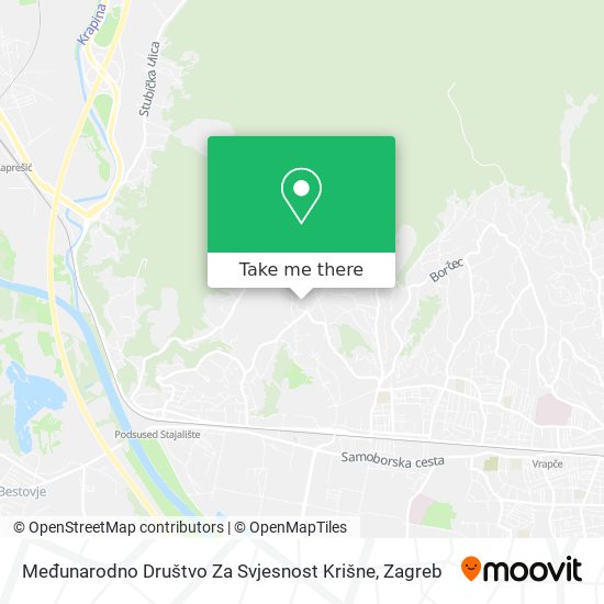 Međunarodno Društvo Za Svjesnost Krišne map