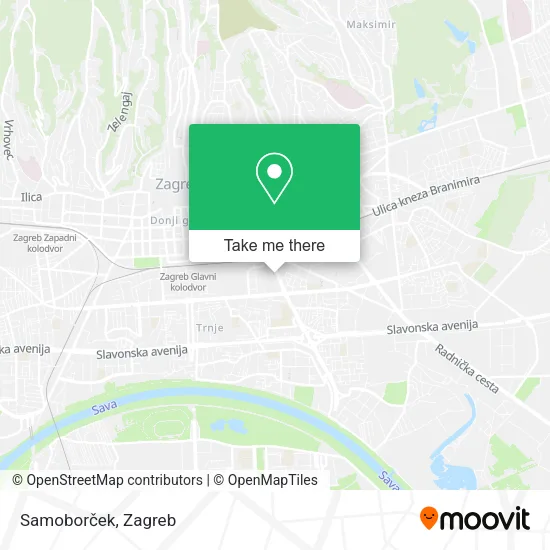 Samoborček map