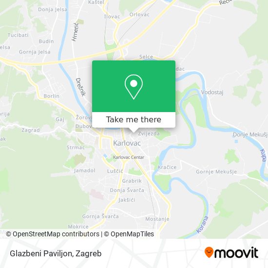 Glazbeni Paviljon map