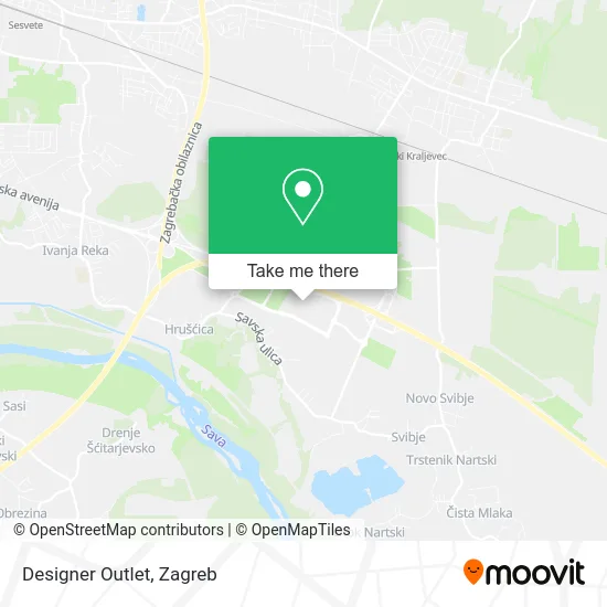 Designer Outlet map