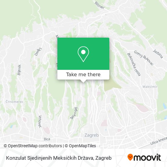 Konzulat Sjedinjenih Meksičkih Država map