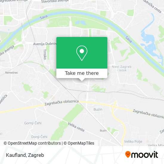 Kaufland map