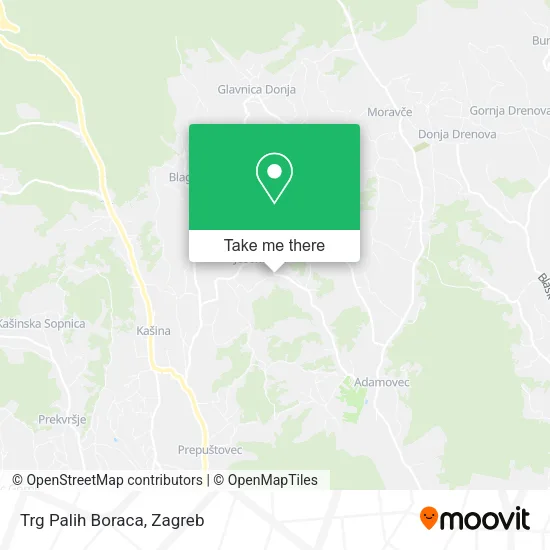 Trg Palih Boraca map