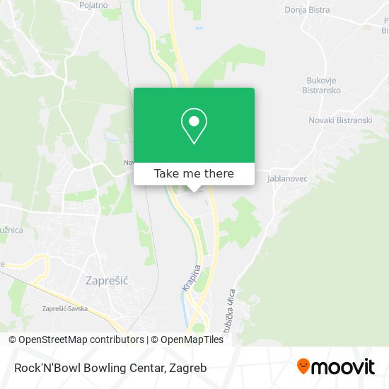 Rock'N'Bowl Bowling Centar map