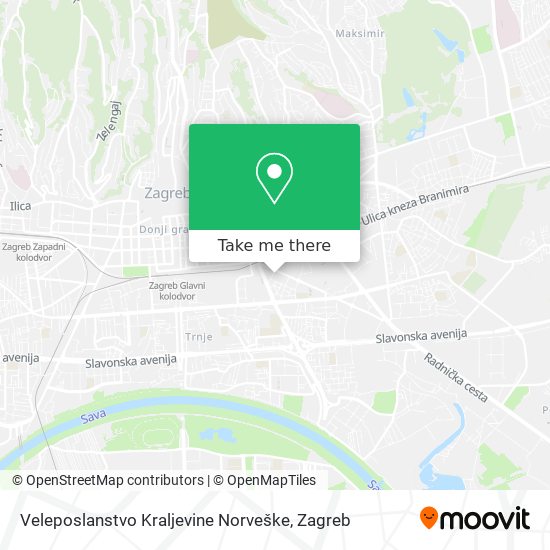 Veleposlanstvo Kraljevine Norveške map