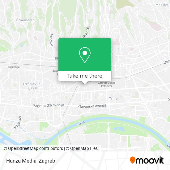 Hanza Media map