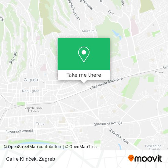 Caffe Klinček map