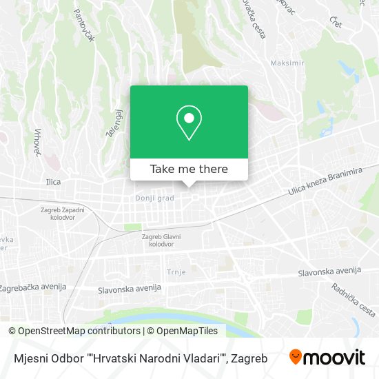 Mjesni Odbor ""Hrvatski Narodni Vladari"" map