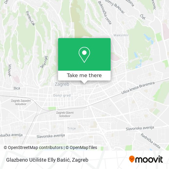 Glazbeno Učilište Elly Bašić map