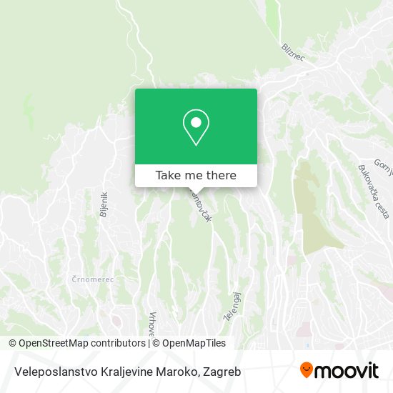 Veleposlanstvo Kraljevine Maroko map