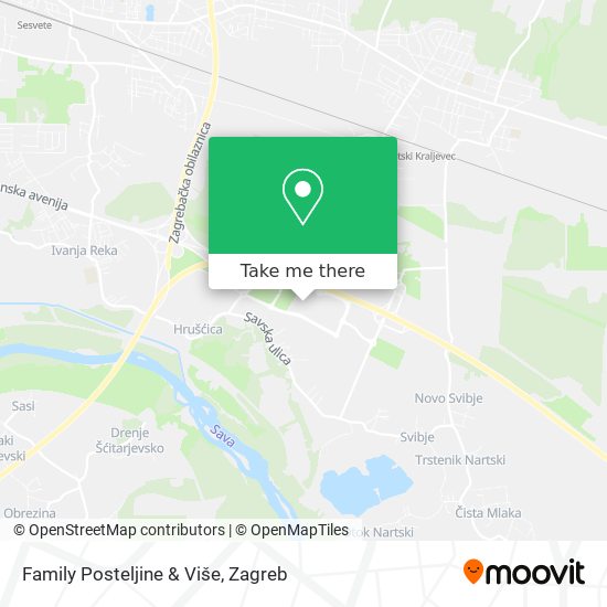 Family Posteljine & Više map