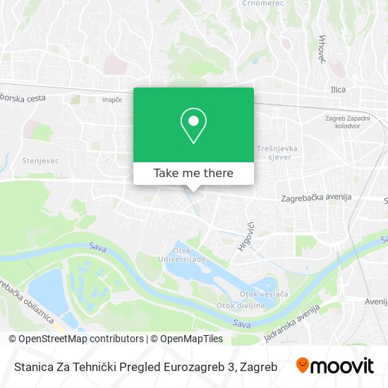 Stanica Za Tehnički Pregled Eurozagreb 3 map