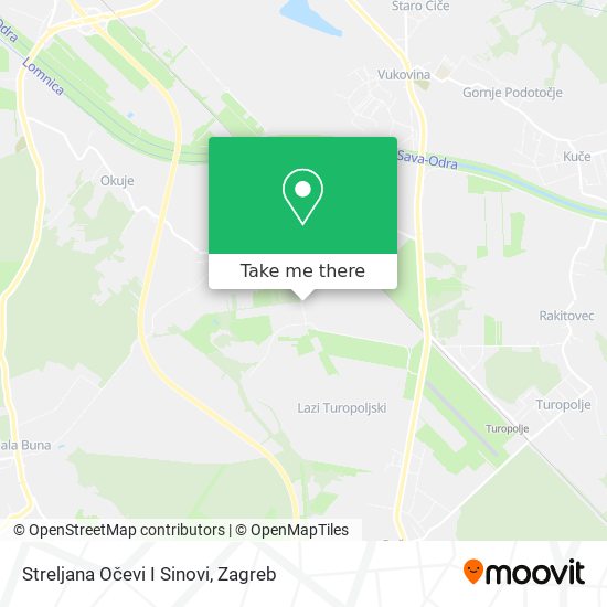 Streljana Očevi I Sinovi map