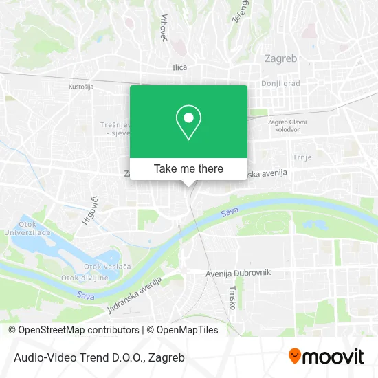 Audio-Video Trend D.O.O. map